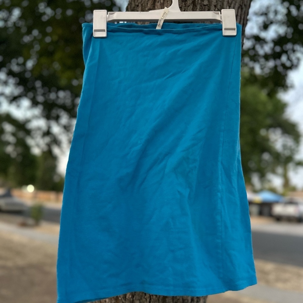 Blue Y2K Women's Tube Top by Milky Way